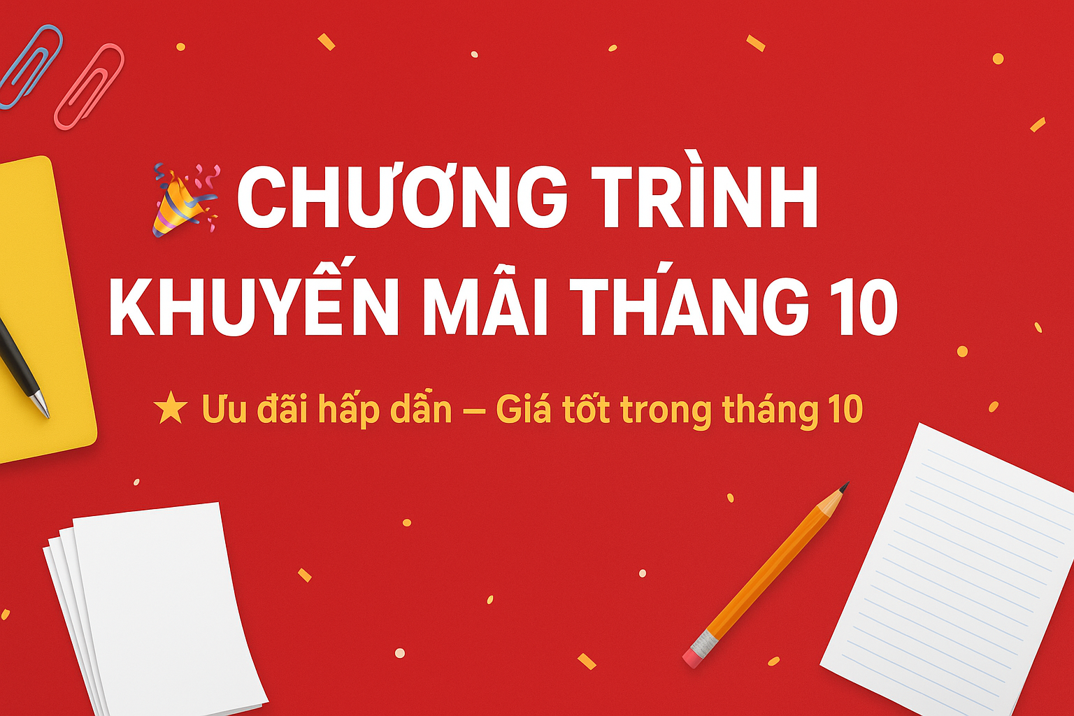 CHƯƠNG TRÌNH KHUYẾN MÃI THÁNG 10